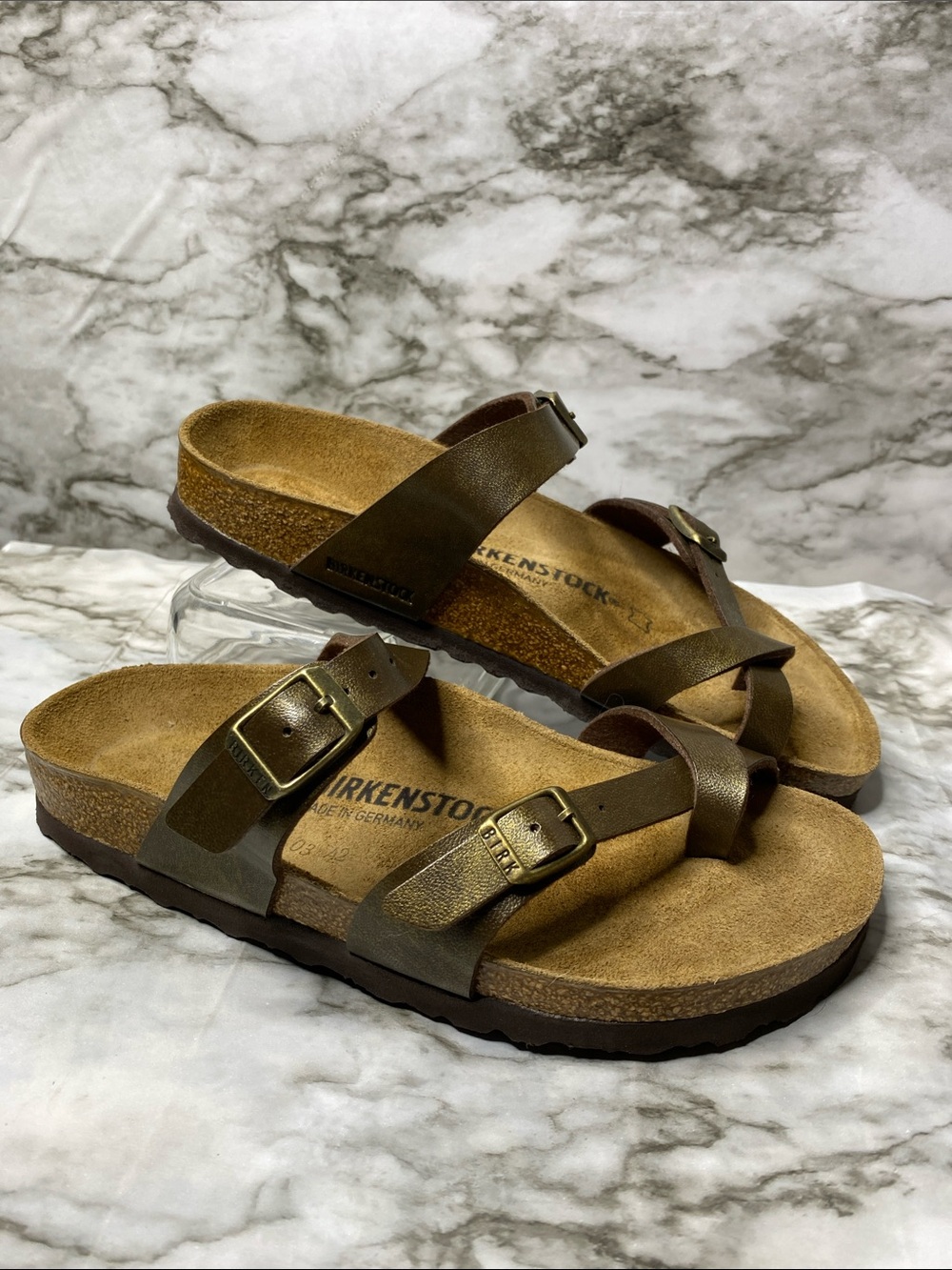 Birkenstock Mayari Golden Brown Sandals